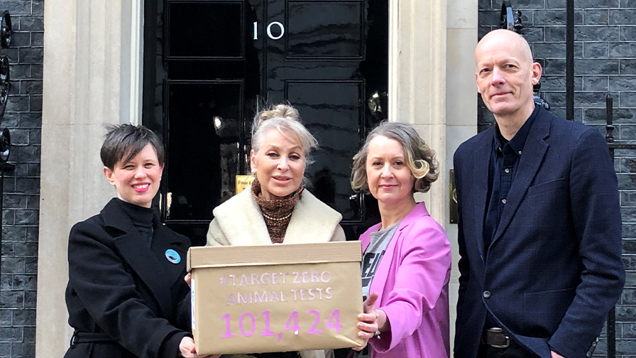 CFI staff outside 10 Downing Street