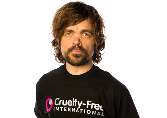 Peter Dinklage supports Cruelty Free International call for the US to ban animal testing for cosmetics