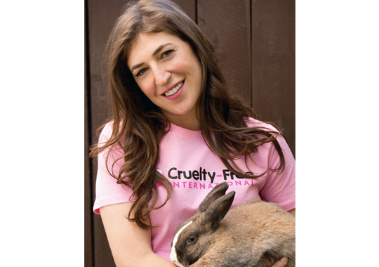 "It doesn't take a genius to know that using animals for these cruel and unnecessary tests is unjustifiable." - Mayim Bialik supports the Cruelty Free International campaign to end animal testing for cosmetics in the U.S.